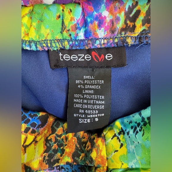 Teeze Me Leopard Strapless & Mini Dresses Sheer Multicolor (5) - Picture 10 of 10